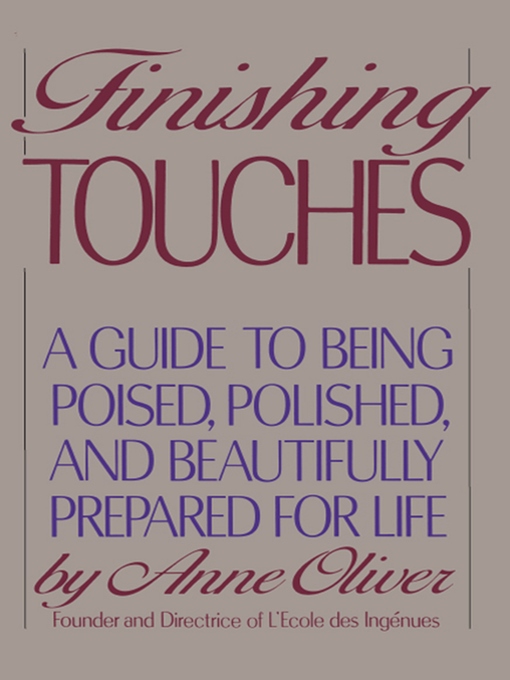 Title details for Finishing Touches by Anne Oliver - Wait list